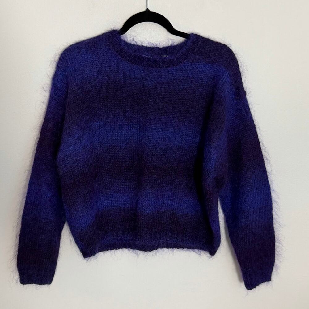 Paul et Duffier Mohair Striped Sweater size S/M